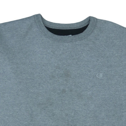 Champion Men’s Grey 2XL Pullover Fleece Sweatshirt Crew Neck