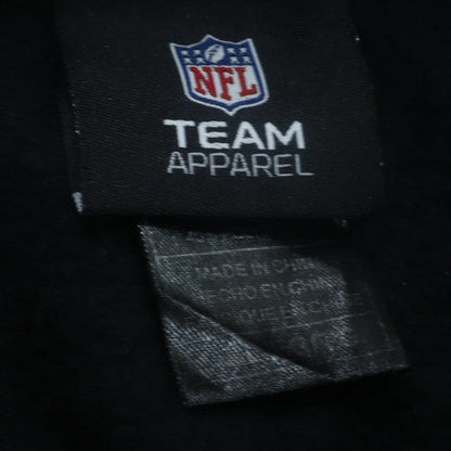 NFL Team Apparel Men's Black Pittsburgh Steelers Pullover Hoodie Size L