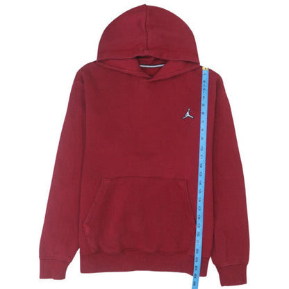 Jordan Mens Red Pullover Hoodie Size M Fleece Sportswear
