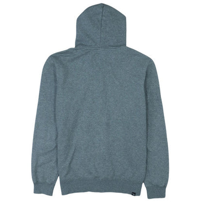 Puma Men's Grey Full Zip Hoodie M Graphic Logo Sportswear