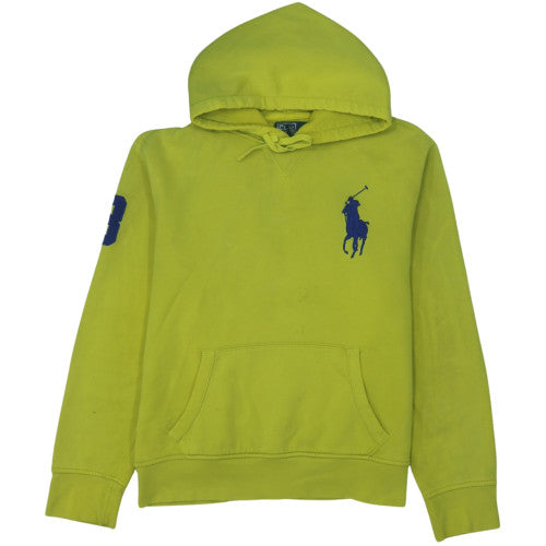 Polo Ralph Lauren Mens Green Hoodie L Pullover Cotton Blend Logo