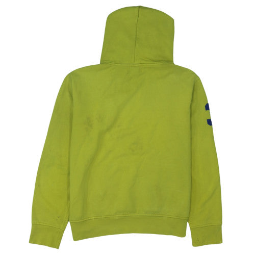 Polo Ralph Lauren Mens Green Hoodie L Pullover Cotton Blend Logo