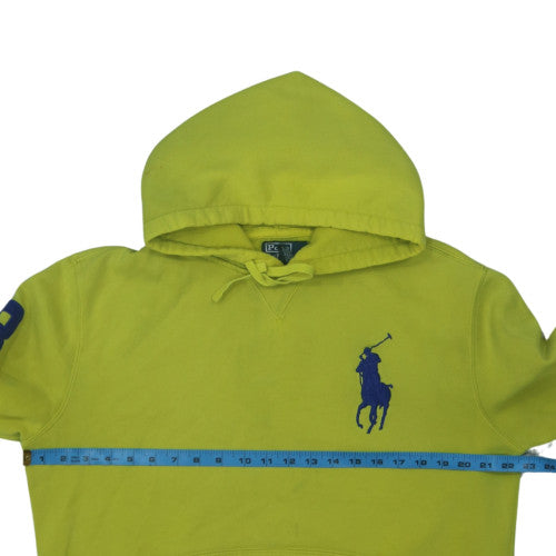 Polo Ralph Lauren Mens Green Hoodie L Pullover Cotton Blend Logo