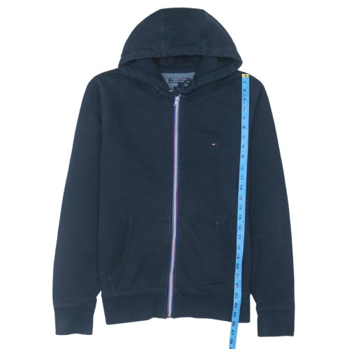 Tommy Hilfiger Men’s Blue Full Zip Hoodie Size L Vintage Fit