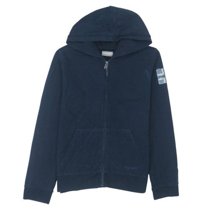 Napapijri Men's Blue XL Full Zip Fleece Hoodie