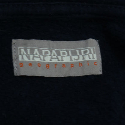 Napapijri Men's Blue XL Full Zip Fleece Hoodie