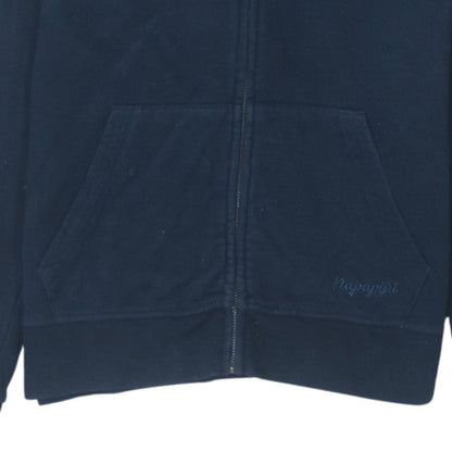 Napapijri Men's Blue XL Full Zip Fleece Hoodie
