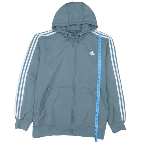 Adidas Men's Grey 2XL Full Zip Sports Essentials Hoodie