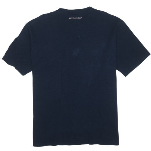 Hilfiger Athletics Men's Navy Blue Cotton Crew Neck T-Shirt XL