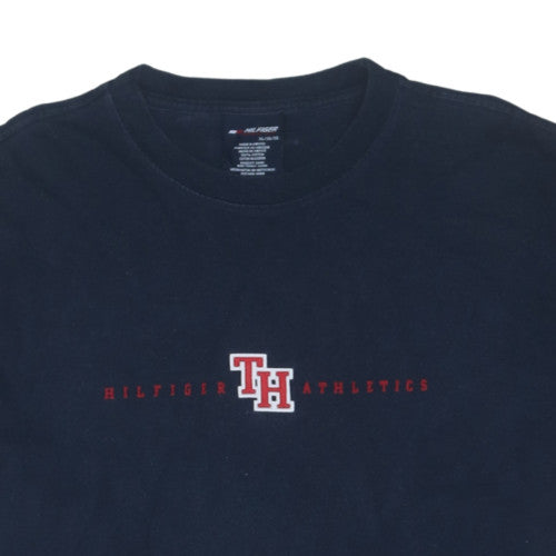 Hilfiger Athletics Men's Navy Blue Cotton Crew Neck T-Shirt XL