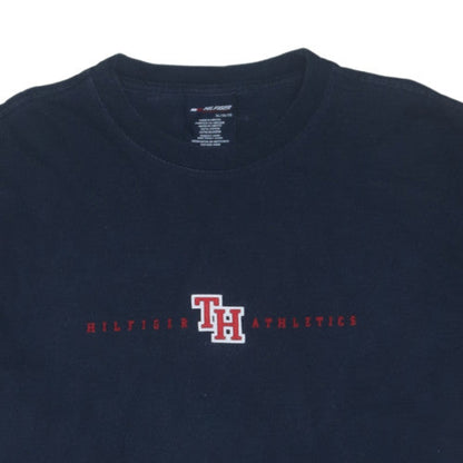 Hilfiger Athletics Men's Navy Blue Cotton Crew Neck T-Shirt XL