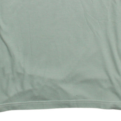 @fashion Mens Green XL Cotton Polo Shirt with Adidas Style Logo