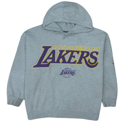 Primark NBA Los Angeles Lakers Grey Hoodie Women XL Pullover Hooded Sweatshirt