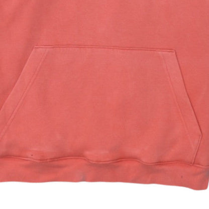 Nike Womens Coral Pink Pullover Hoodie Size M Fleece Lined Casual