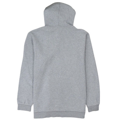 Adidas Men's Grey Pullover Hoodie L Regular Fit Fleece Sweatshirt