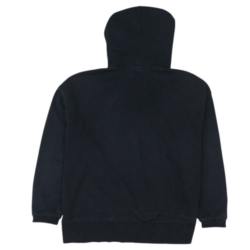 Nike Women Black Large Pullover Hoodie Sweatshirt Cotton Blend