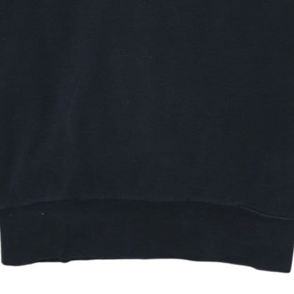 Nike Women Black Large Pullover Hoodie Sweatshirt Cotton Blend