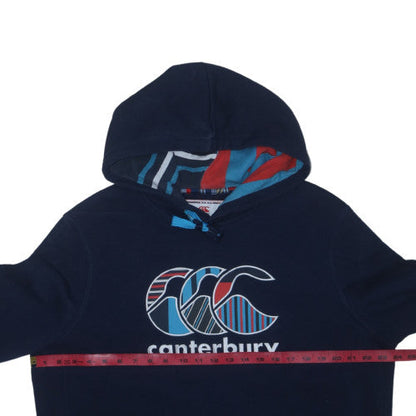 Canterbury Mens Blue Uglies Pullover Hoodie L Sports Fleece