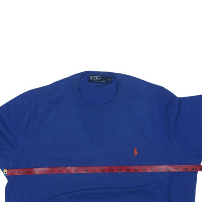 Ralph Lauren Men's Blue 2XL Crew Neck Knit Pullover Sweatshirt