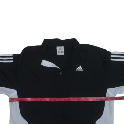adidas Men's Black Full Zip Sports Sweatshirt Size L