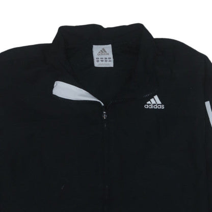 adidas Men's Black Full Zip Sports Sweatshirt Size L
