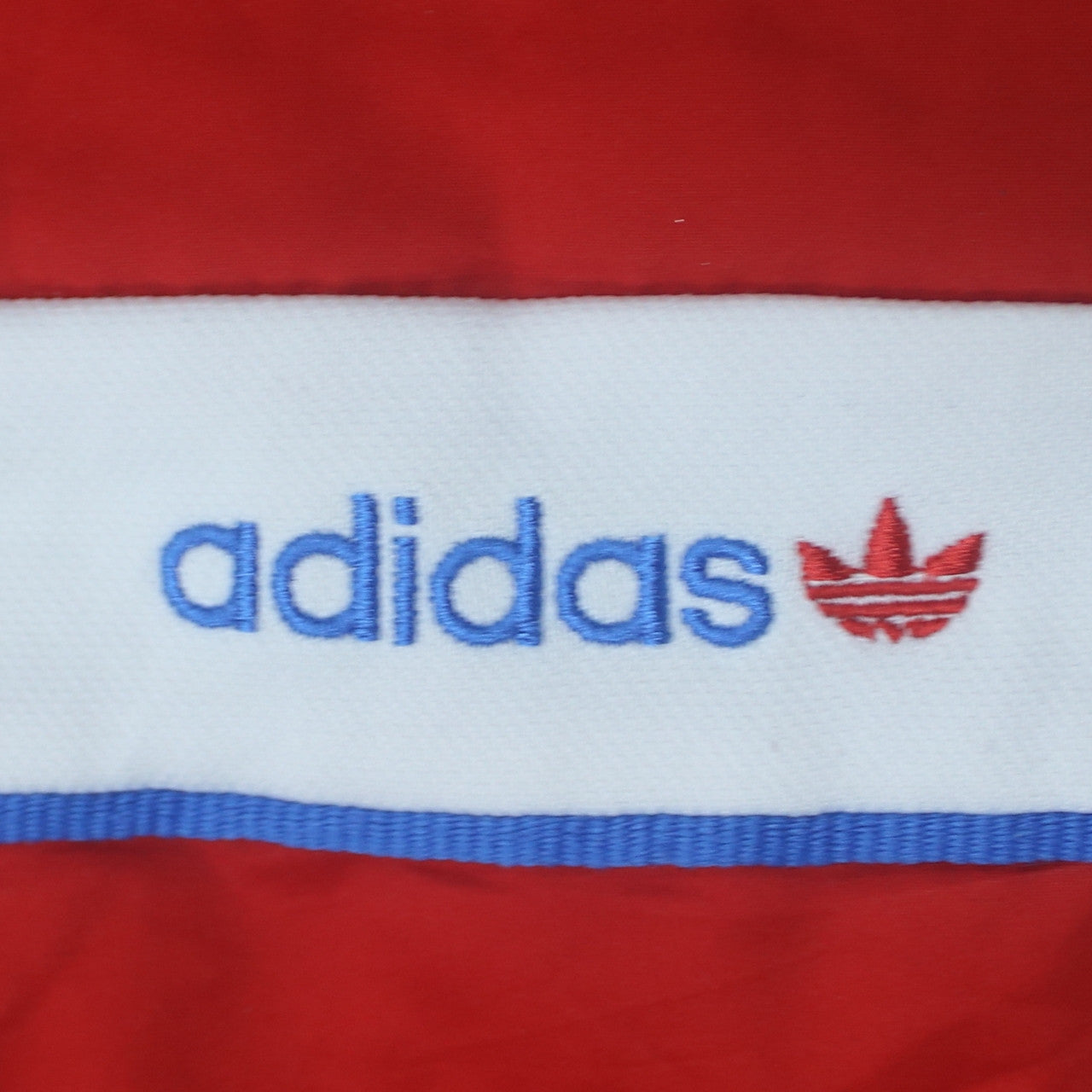 Adidas Men's Red White Full Zip Retro Sports Sweatshirt M