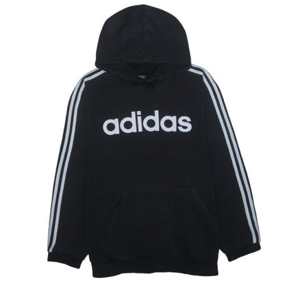 Adidas Women Black Pullover Hoodie Sweatshirt Long Sleeve Size M