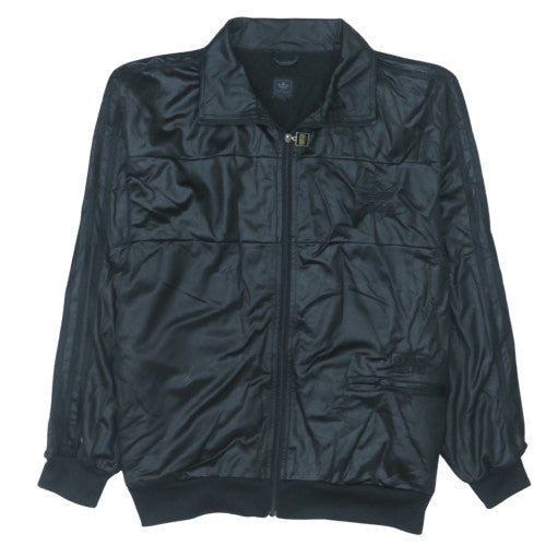 adidas Mens Black XL Bomber Jacket Full Zip Casual Sportswear