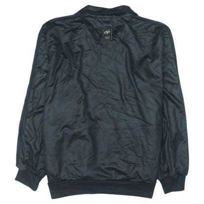adidas Mens Black XL Bomber Jacket Full Zip Casual Sportswear