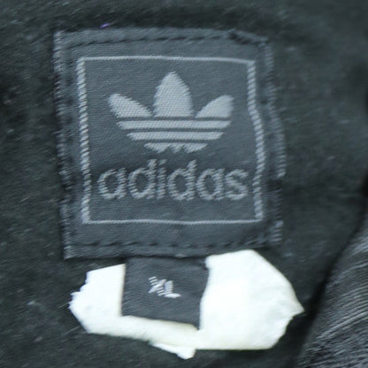 adidas Mens Black XL Bomber Jacket Full Zip Casual Sportswear