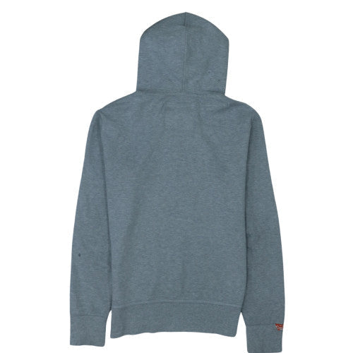 Superdry Men’s Grey Pullover Hoodie M Graphic Fleece Sweatshirt