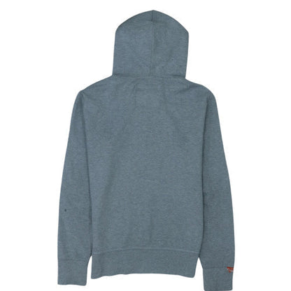Superdry Men’s Grey Pullover Hoodie M Graphic Fleece Sweatshirt