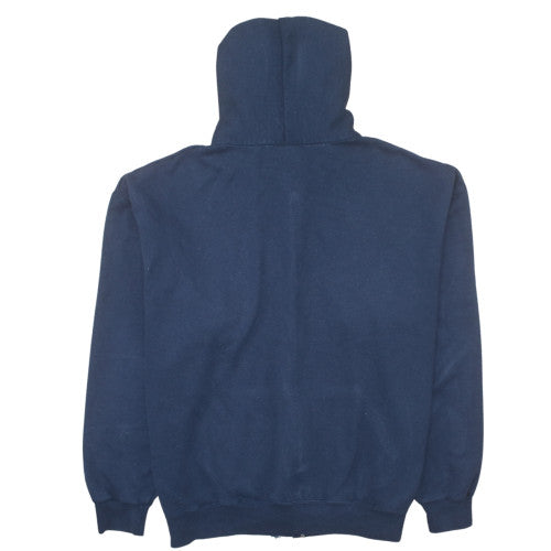 Champion Men's Navy Michigan Full Zip Hoodie XL Fleece