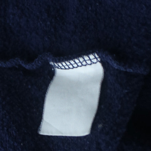 GAP Women's Navy Blue Full Zip Hoodie M Cotton Blend Casual