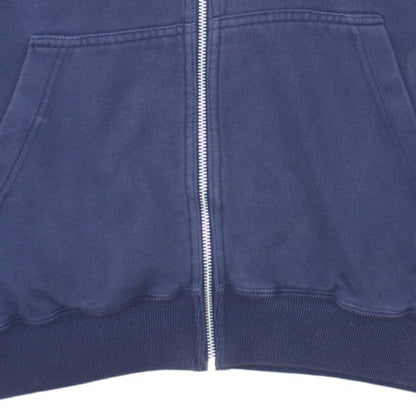 GAP Women's Navy Blue Full Zip Hoodie M Cotton Blend Casual