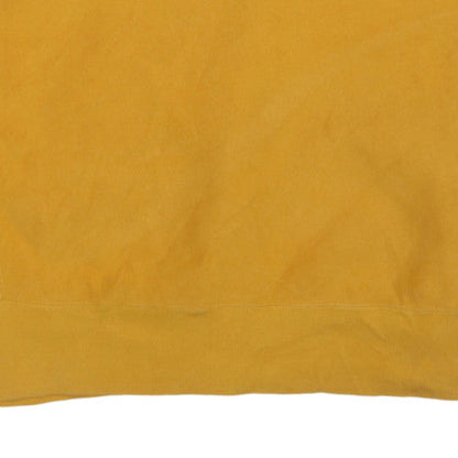Champion Mens Yellow Crew Neck Sweatshirt M Cotton Blend Pullover
