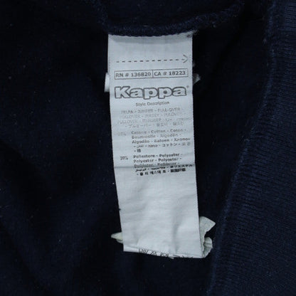 Kappa Mens Blue Leeds United Crew Neck Sweatshirt Size M