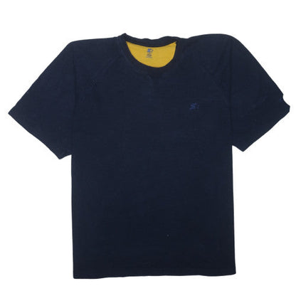 Starter Men's Navy Blue 3XL Cotton Crew Neck T-Shirt