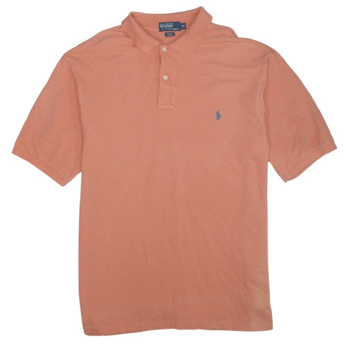 Ralph Lauren Men's Orange XLT Classic Cotton Polo Shirt