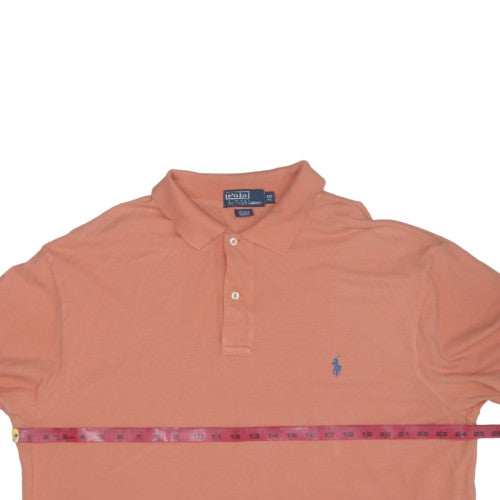 Ralph Lauren Men's Orange XLT Classic Cotton Polo Shirt