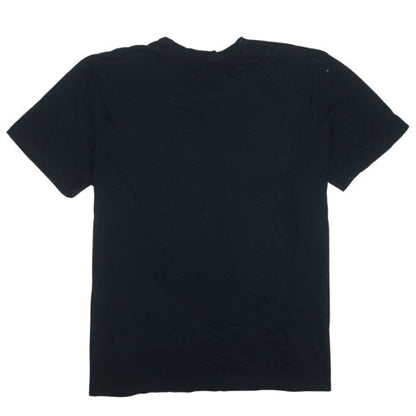 Adidas Men's Black 3XL Sports Logo Crew Neck Cotton T-Shirt