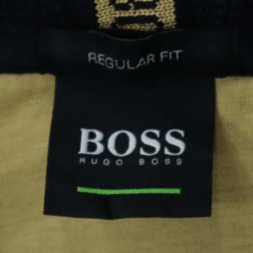 Hugo Boss Men's Black Full Zip Hoodie L Regular Fit Cotton Blend