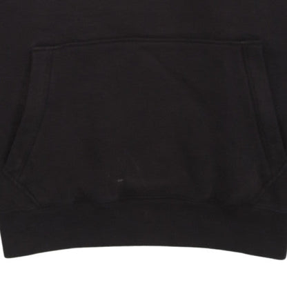 Drunknmunky Men's Black Pullover Hoodie M Graphic Logo Fleece
