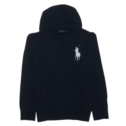 Polo Ralph Lauren Mens Navy Hoodie Large Embroidered Logo Pullover