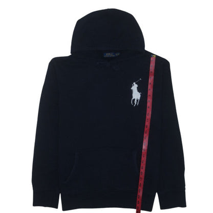 Polo Ralph Lauren Mens Navy Hoodie Large Embroidered Logo Pullover