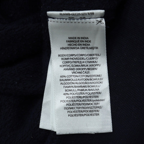 Polo Ralph Lauren Mens Navy Hoodie Large Embroidered Logo Pullover