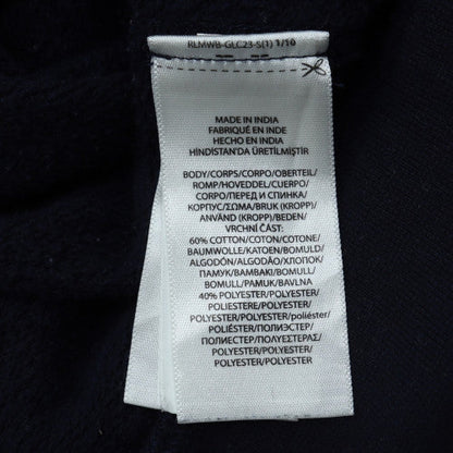 Polo Ralph Lauren Mens Navy Hoodie Large Embroidered Logo Pullover