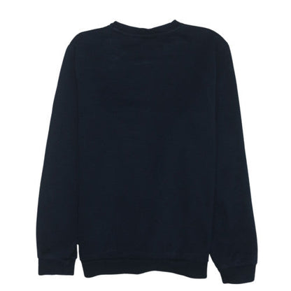 Puma Boys Navy Blue Sweatshirt 15-16 Years Crew Neck Logo Graphic