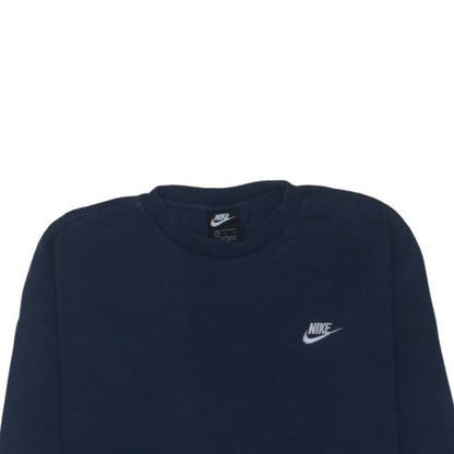 Nike Men's Blue Crew Neck Pullover Sweatshirt Size L