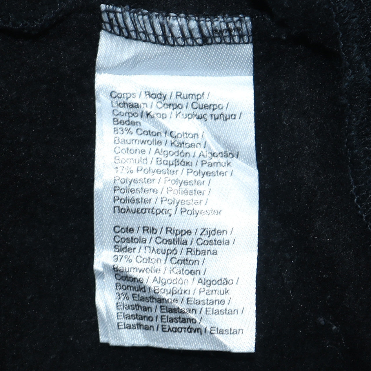 Lacoste Sport Men's Black Full Zip Collared Sweatshirt 4XL